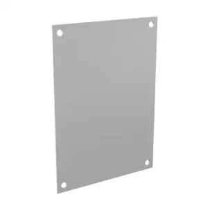 STAHLIN BP86CS Subpanel, Carbon Steel, White, Powder Coat Finish | CV8AJV