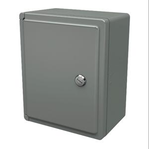 STAHLIN CL1109HL Enclosure, 11 x 9 x 6 Inch Size, Wall Mount, Fiberglass Reinforced Polyester, Gray | CV7JWN