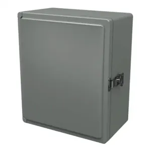 STAHLIN CL1311HLL Enclosure, 13 x 11 x 6 Inch Size, Wall Mount, Fiberglass Reinforced Polyester, Gray | CV7JWU