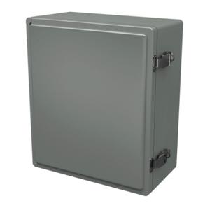 STAHLIN CL1513HPL Enclosure, 15 x 13 x 7 Inch Size, Wall Mount, Fiberglass Reinforced Polyester, Gray | CV7JXA