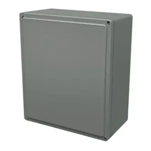 STAHLIN CL1513HW Enclosure, 15 x 13 x 7 Inch Size, Wall Mount, Fiberglass Reinforced Polyester, Gray | CV7JXB