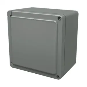 STAHLIN CL707HW Enclosure, 7 x 7 x 5 Inch Size, Wall Mount, Fiberglass Reinforced Polyester, Gray | CV7JXF