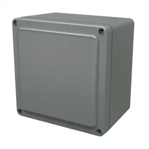 STAHLIN CL707W Enclosure, 7 x 7 x 5 Inch Size, Wall Mount, Fiberglass Reinforced Polyester, Gray | CV7JXG