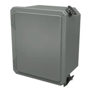 STAHLIN DS100806HLL Enclosure, 10 x 8 x 6 Inch Size, Wall Mount, Fiberglass Reinforced Polyester, Gray | CV7JXU