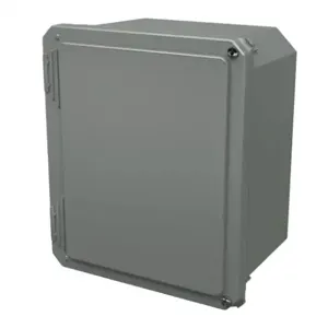 STAHLIN DS100806HW Enclosure, 10 x 8 x 6 Inch Size, Wall Mount, Fiberglass Reinforced Polyester, Gray | CV7JXW