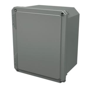 STAHLIN DS100806W Enclosure, 10 x 8 x 6 Inch Size, Wall Mount, Fiberglass Reinforced Polyester, Gray | CV7JXX