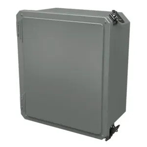 STAHLIN DS121006HLL Enclosure, 12 x 10 x 6 Inch Size, Wall Mount, Fiberglass Reinforced Polyester, Gray | CV7JXY