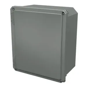 STAHLIN DS121006W Enclosure, 12 x 10 x 6 Inch Size, Wall Mount, Fiberglass Reinforced Polyester, Gray | CV7JYB