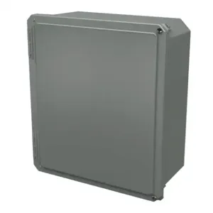 STAHLIN DS141206HW Enclosure, 14 x 12 x 6 Inch Size, Wall Mount, Fiberglass Reinforced Polyester, Gray | CV7JYD