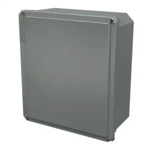 STAHLIN DS141206W Enclosure, 14 x 12 x 6 Inch Size, Wall Mount, Fiberglass Reinforced Polyester, Gray | CV7JYE