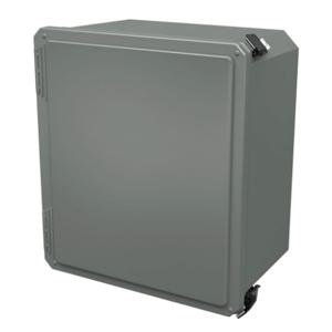 STAHLIN DS141208HPL Enclosure, 14 x 12 x 8 Inch Size, Wall Mount, Fiberglass Reinforced Polyester, Gray | CV7JYG