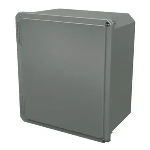 STAHLIN DS141208HW Enclosure, 14 x 12 x 8 Inch Size, Wall Mount, Fiberglass Reinforced Polyester, Gray | CV7JYH