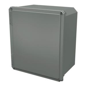 STAHLIN DS141208W Enclosure, 14 x 12 x 8 Inch Size, Wall Mount, Fiberglass Reinforced Polyester, Gray | CV7JYJ