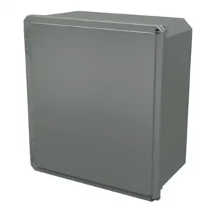 STAHLIN DS161408HW Enclosure, 16 x 14 x 8 Inch Size, Wall Mount, Fiberglass Reinforced Polyester, Gray | CV7JYM