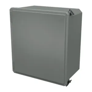 STAHLIN DS181610HLL Enclosure, 18 x 16 x 10 Inch Size, Wall Mount, Fiberglass Reinforced Polyester, Gray | CV7JYP