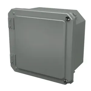 STAHLIN DS60604HW Enclosure, 6 x 6 x 4 Inch Size, Wall Mount, Fiberglass Reinforced Polyester, Gray | CV7JYY