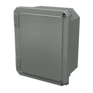 STAHLIN DS80604HW Enclosure, 8 x 6 x 4 Inch Size, Wall Mount, Fiberglass Reinforced Polyester, Gray | CV7JZB