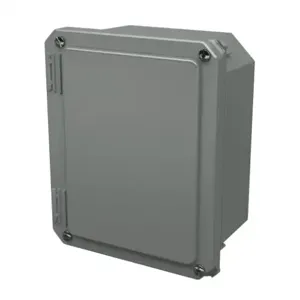 STAHLIN DS80604W Enclosure, 8 x 6 x 4 Inch Size, Wall Mount, Fiberglass Reinforced Polyester, Gray | CV7JZC