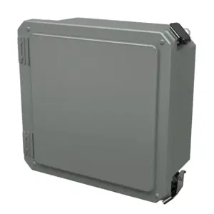 STAHLIN DS80804HPL Enclosure, 8 x 8 x 4 Inch Size, Wall Mount, Fiberglass Reinforced Polyester, Gray | CV7JZD