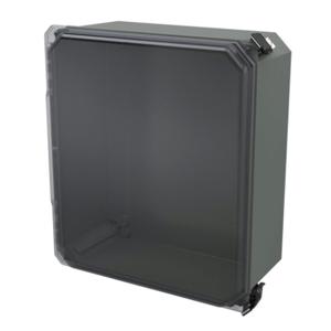 STAHLIN DSCC141206HPL Enclosure, 14 x 12 x 6 Inch Size, Wall Mount, Fiberglass Reinforced Polyester, Gray | CV7JZH