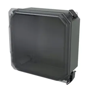 STAHLIN DSCC80804HPL Enclosure, 8 x 8 x 4 Inch Size, Wall Mount, Fiberglass Reinforced Polyester, Gray | CV7JZL