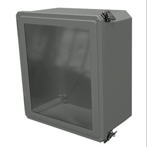 STAHLIN DSW161408HLL Enclosure, 16 x 14 x 8 Inch Size, Wall Mount, Fiberglass Reinforced Polyester, Gray | CV7JZT