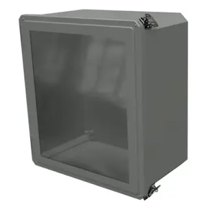 STAHLIN DSW181610HLL Enclosure, 18 x 16 x 10 Inch Size, Wall Mount, Fiberglass Reinforced Polyester, Gray | CV7JZV