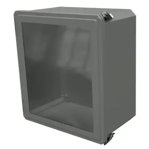 STAHLIN DSW181610HPL Enclosure, 18 x 16 x 10 Inch Size, Wall Mount, Fiberglass Reinforced Polyester, Gray | CV7JZW