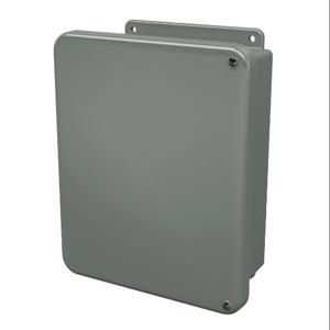 STAHLIN J1008HW Enclosure, 10 x 8 x 4 Inch Size, Wall Mount, Fiberglass Reinforced Polyester, Gray | CV7LAR