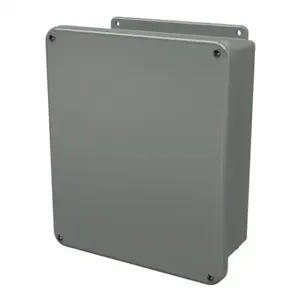 STAHLIN J1210W Enclosure, 12 x 10 x 5 Inch Size, Wall Mount, Fiberglass Reinforced Polyester, Gray | CV7LBA