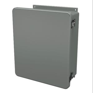 STAHLIN J1412HLL Enclosure, 14 x 12 x 6 Inch Size, Wall Mount, Fiberglass Reinforced Polyester, Gray | CV7LBC