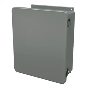 STAHLIN J1412HLL Enclosure, 14 x 12 x 6 Inch Size, Wall Mount, Fiberglass Reinforced Polyester, Gray | CV7LBC