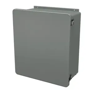 STAHLIN J1816HLL Enclosure, 18 x 16 x 8 Inch Size, Wall Mount, Fiberglass Reinforced Polyester, Gray | CV7LBN