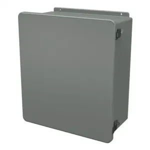 STAHLIN J1816HPL Enclosure, 18 x 16 x 8 Inch Size, Wall Mount, Fiberglass Reinforced Polyester, Gray | CV7LBP