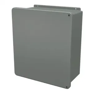 STAHLIN J1816HW Enclosure, 18 x 16 x 8 Inch Size, Wall Mount, Fiberglass Reinforced Polyester, Gray | CV7LBQ