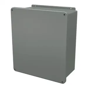 STAHLIN J1816W Enclosure, 18 x 16 x 8 Inch Size, Wall Mount, Fiberglass Reinforced Polyester, Gray | CV7LBR