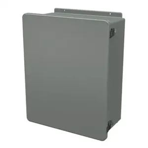 STAHLIN J2016HPL Enclosure, 20 x 16 x 8 Inch Size, Wall Mount, Fiberglass Reinforced Polyester, Gray | CV7LBU