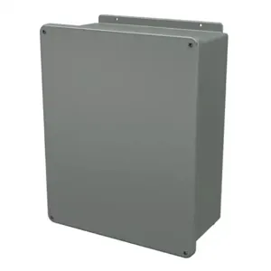 STAHLIN J2016W Enclosure, 20 x 16 x 8 Inch Size, Wall Mount, Fiberglass Reinforced Polyester, Gray | CV7LBW