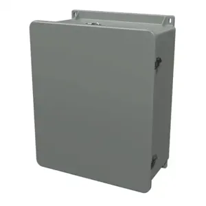 STAHLIN J2420HPL Enclosure, 24 x 20 x 10 Inch Size, Wall Mount, Fiberglass Reinforced Polyester, Gray | CV7LBY