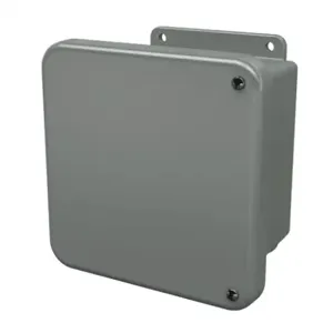 STAHLIN J606HW Enclosure, 6 x 6 x 4 Inch Size, Wall Mount, Fiberglass Reinforced Polyester, Gray | CV7LCJ