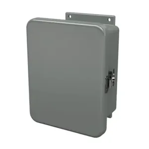 STAHLIN J806HLL Enclosure, 8 x 6 x 4 Inch Size, Wall Mount, Fiberglass Reinforced Polyester, Gray | CV7LCM