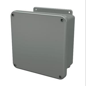 STAHLIN J808W Enclosure, 8 x 8 x 4 Inch Size, Wall Mount, Fiberglass Reinforced Polyester, Gray | CV7LCW