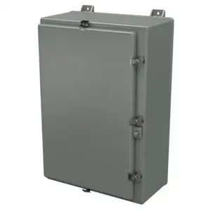 STAHLIN N302010HWT Enclosure, 30 x 20 x 10 Inch Size, Wall Mount, Fiberglass Reinforced Polyester, Gray | CV7LGE