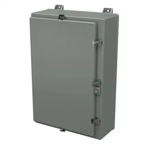 STAHLIN N30208HWT Enclosure, 30 x 20 x 8 Inch Size, Wall Mount, Fiberglass Reinforced Polyester, Gray | CV7LGF