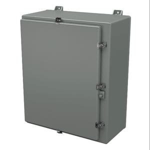 STAHLIN N302412HWT Enclosure, 30 x 24 x 12 Inch Size, Wall Mount, Fiberglass Reinforced Polyester, Gray | CV7LGJ