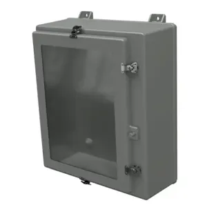 STAHLIN NW24208HWT Enclosure, 24 x 20 x 8 Inch Size, Wall Mount, Fiberglass Reinforced Polyester, Gray | CV7LGM