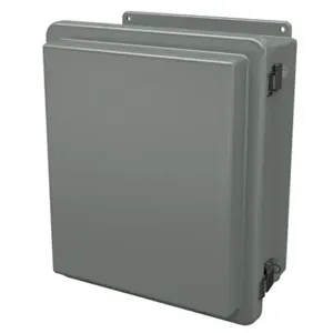 STAHLIN RJ1412HPL Enclosure, 14 x 12 x 7 Inch Size, Wall Mount, Fiberglass Reinforced Polyester, Gray | CV7LHK