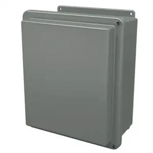 STAHLIN RJ1412HW Enclosure, 14 x 12 x 7 Inch Size, Wall Mount, Fiberglass Reinforced Polyester, Gray | CV7LHL