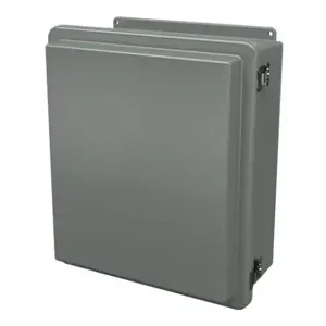 STAHLIN RJ1614HLL Enclosure, 16 x 14 x 7 Inch Size, Wall Mount, Fiberglass Reinforced Polyester, Gray | CV7LHM