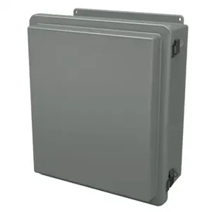 STAHLIN RJ1614HPL Enclosure, 16 x 14 x 7 Inch Size, Wall Mount, Fiberglass Reinforced Polyester, Gray | CV7LHN